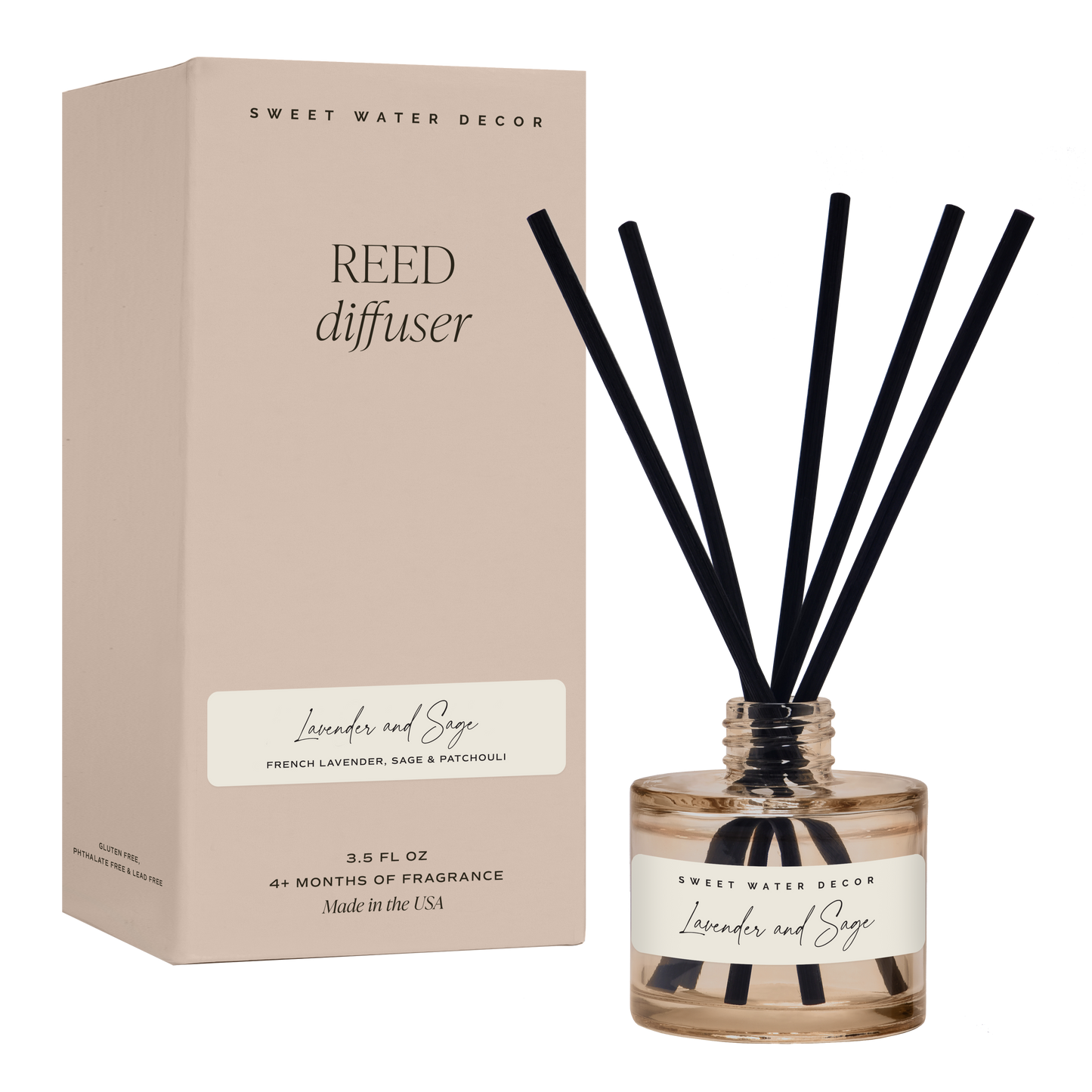 Lavender and Sage Reed Diffuser - Gifts & Home Decor