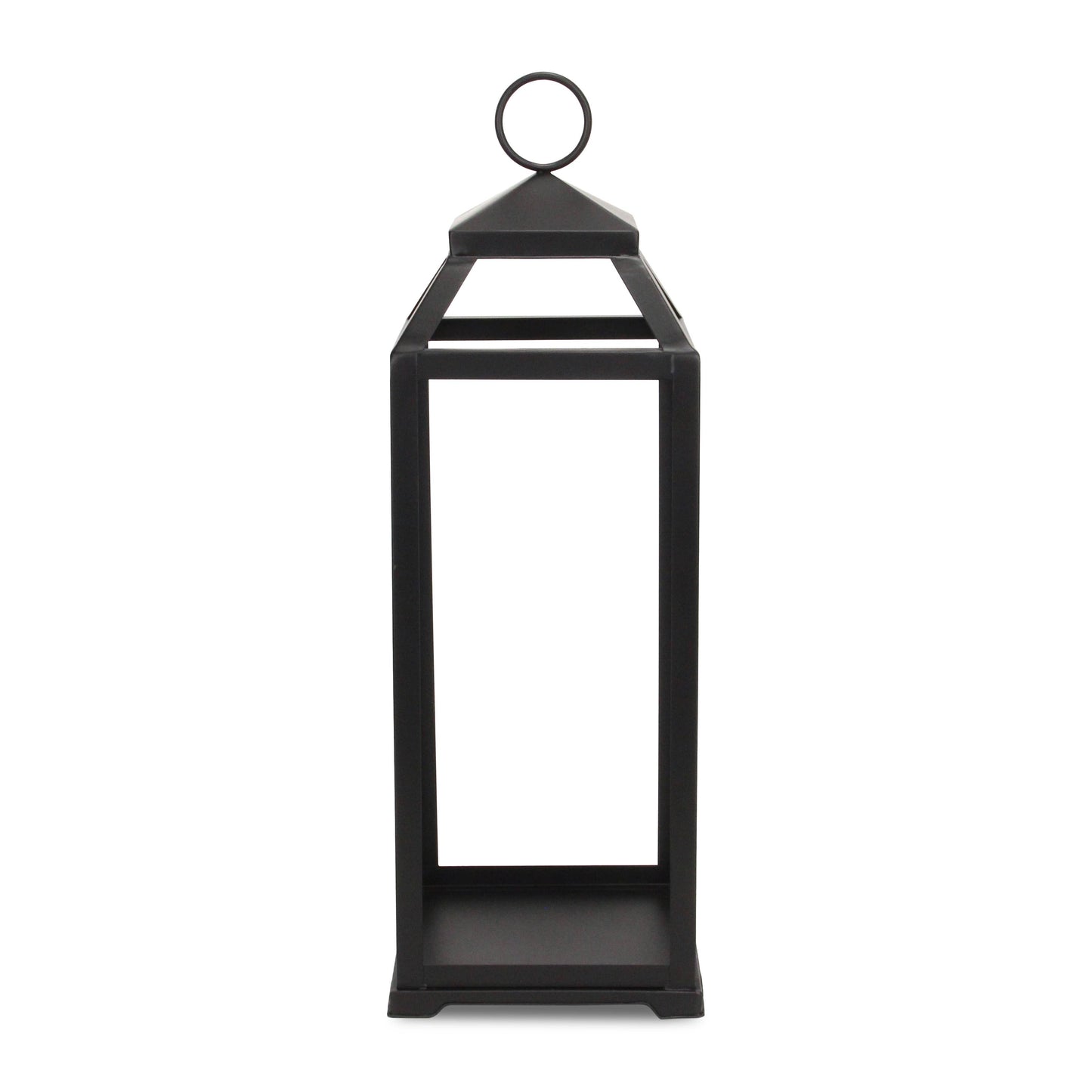Novara Tapered Square Top Metal Lantern