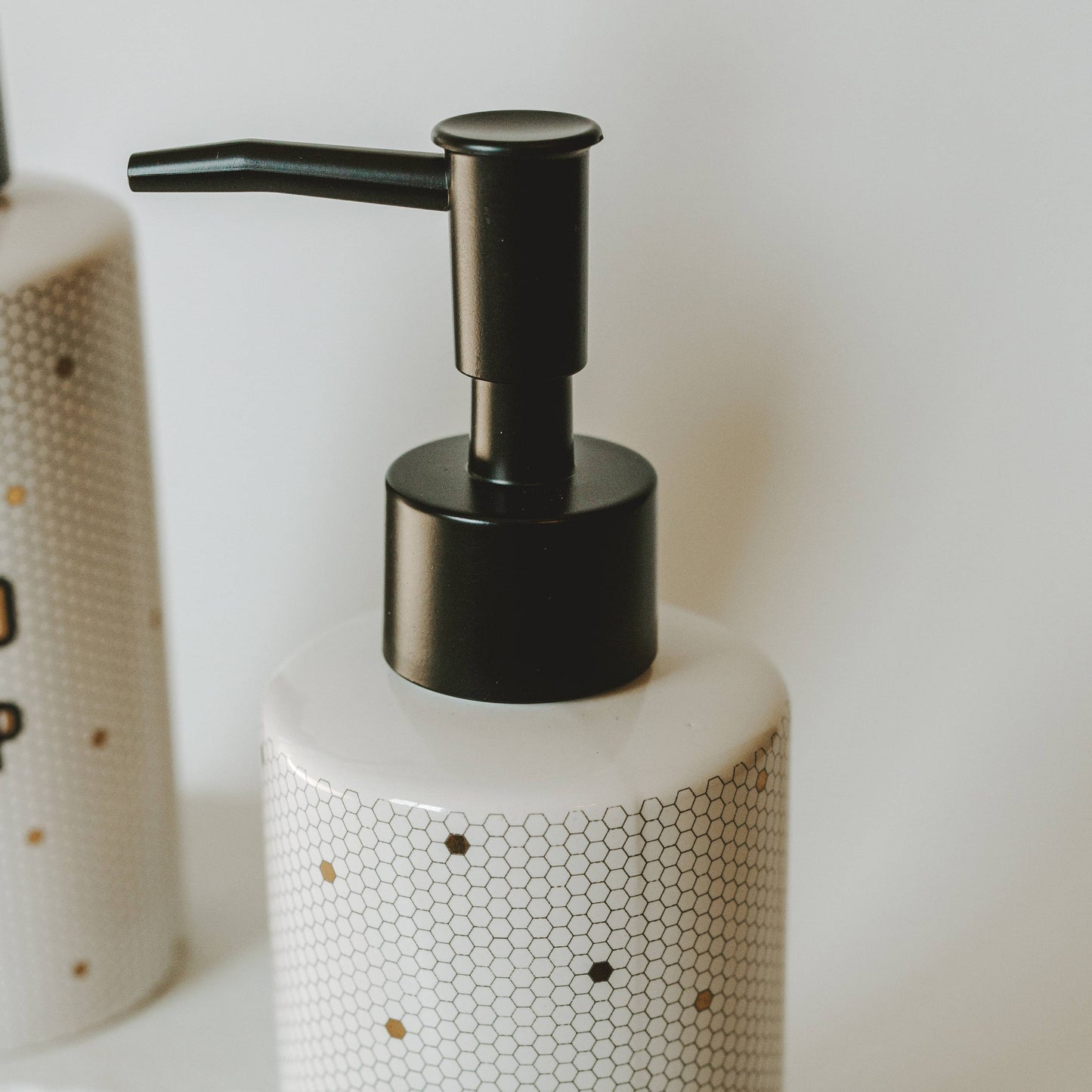 8.5oz Honeycomb Tile Hand Soap Dispenser- Home Decor & Gifts