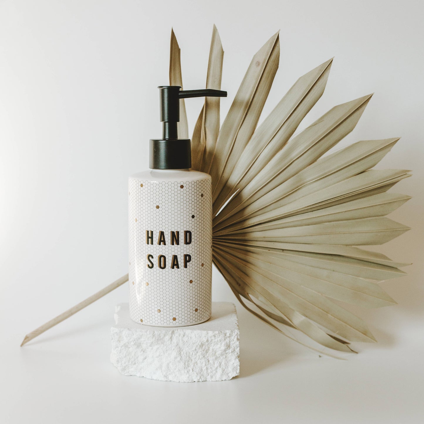 8.5oz Honeycomb Tile Hand Soap Dispenser- Home Decor & Gifts