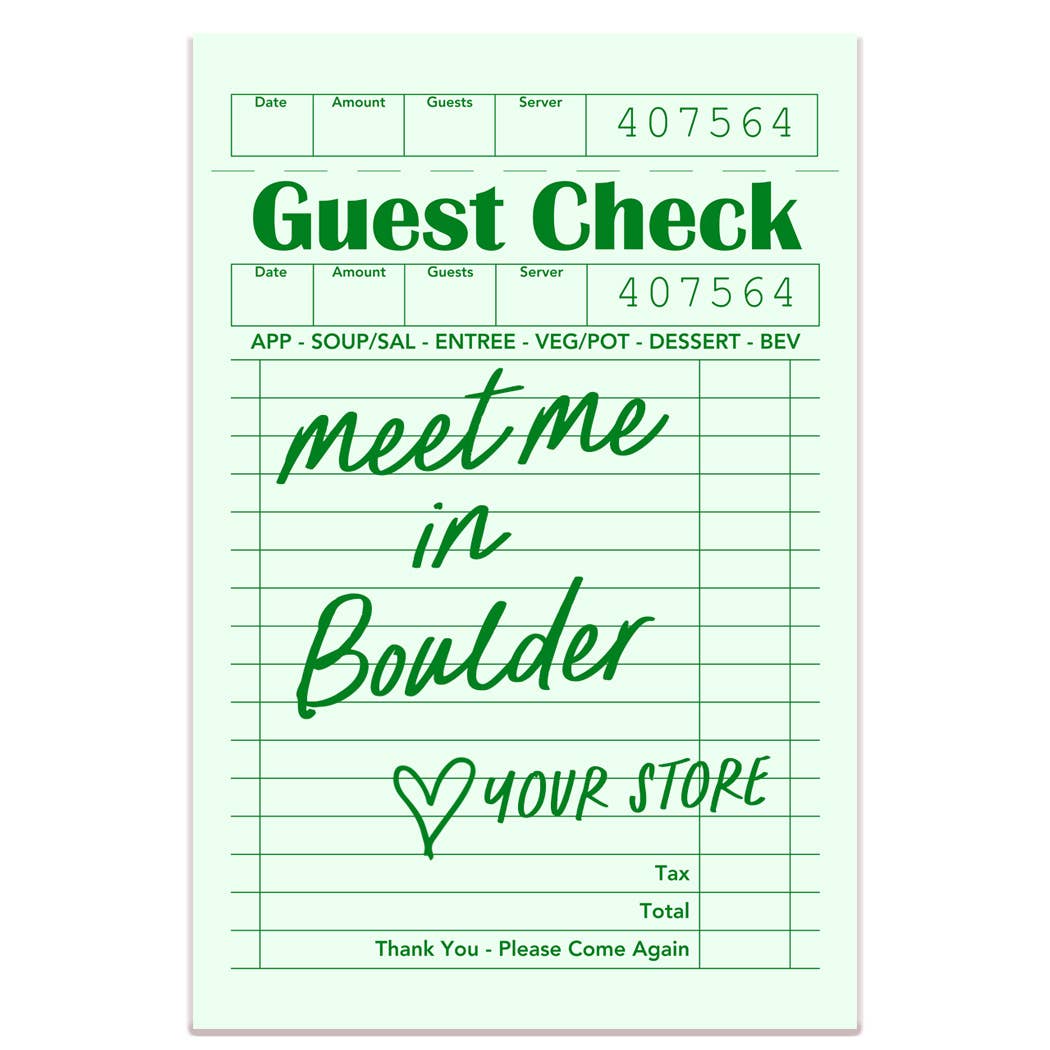 Personalized City Guest Check Sticker Decal, Custom Sticker