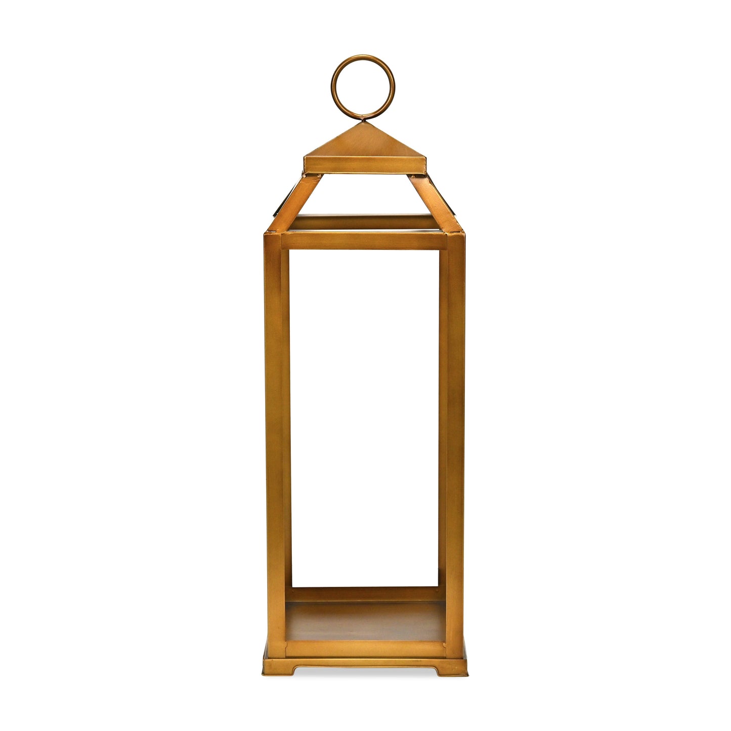 Novara Tapered Square Top Metal Lantern