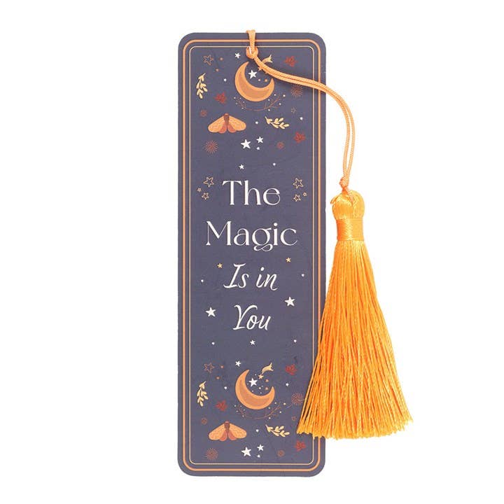 The Magic Is in You Bookmark with Tassel