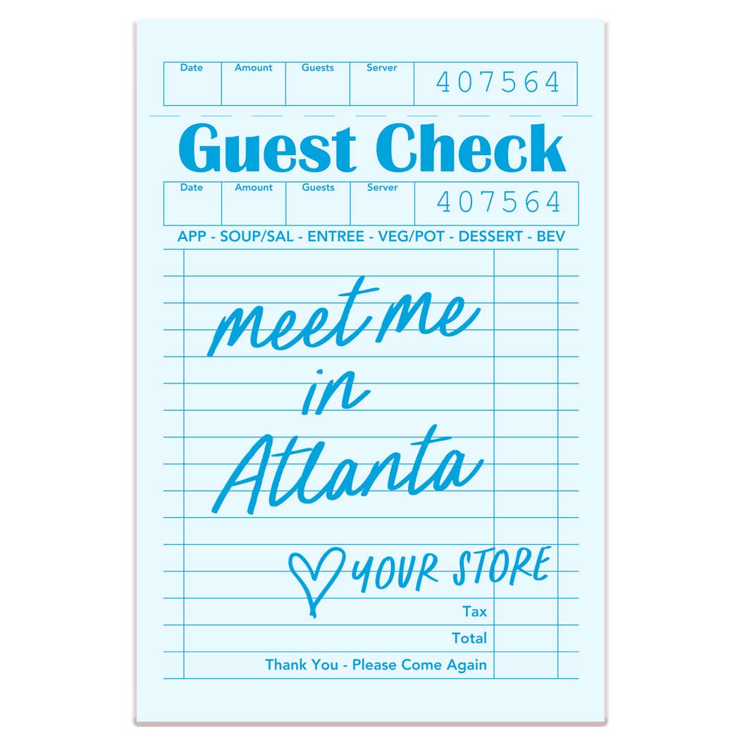 Personalized City Guest Check Sticker Decal, Custom Sticker