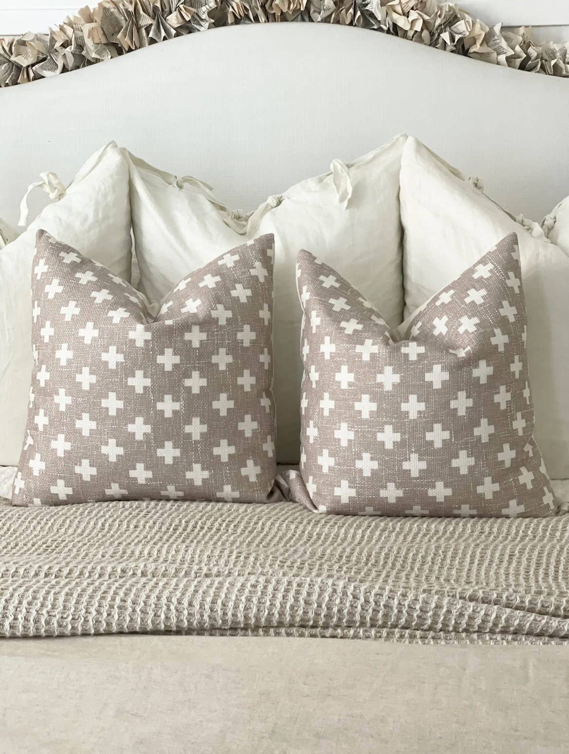 Crossprint Pillow Cover