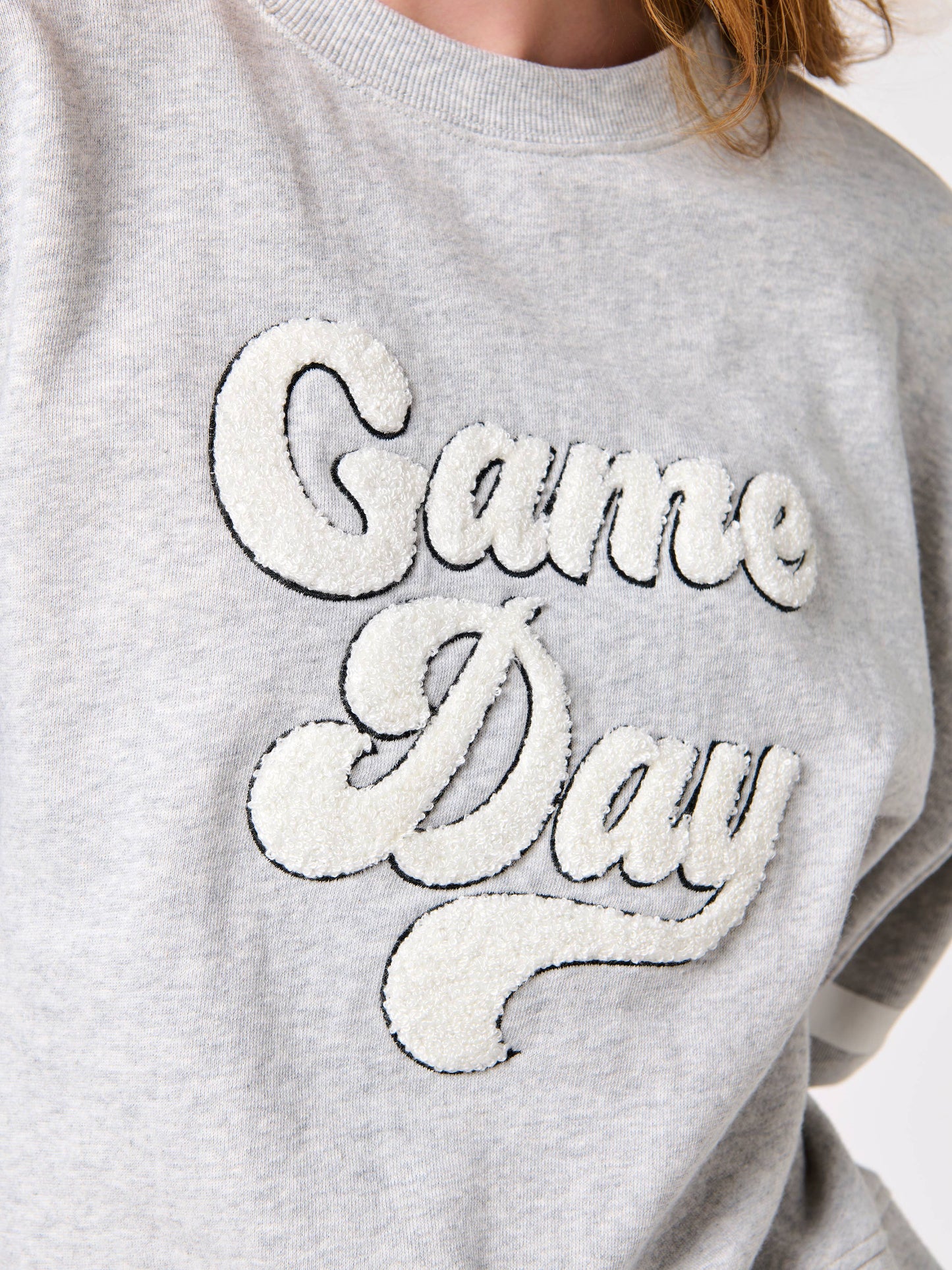 Relaxed game day sweater