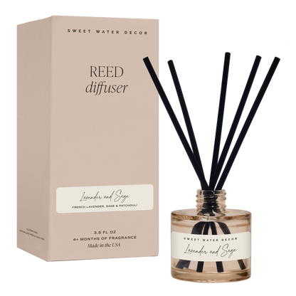 Lavender and Sage Reed Diffuser - Gifts & Home Decor