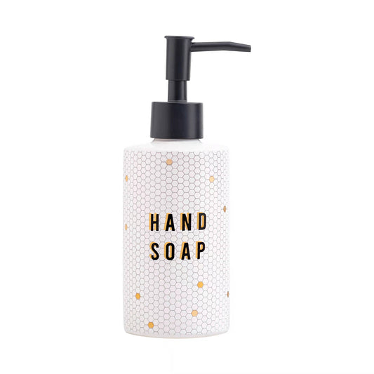 8.5oz Honeycomb Tile Hand Soap Dispenser- Home Decor & Gifts