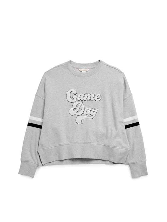 Relaxed game day sweater