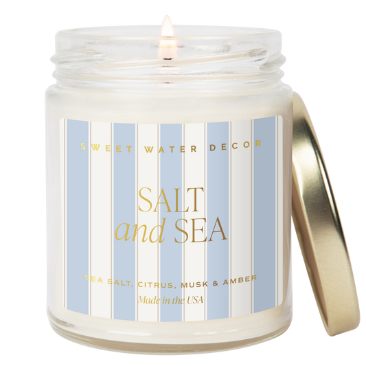 Salt and Sea 9 oz Soy Candle