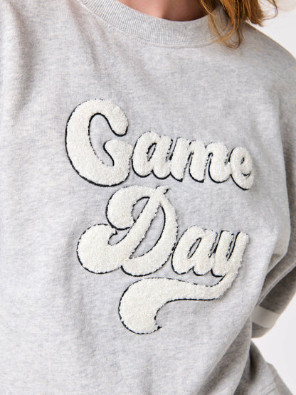 Relaxed game day sweater