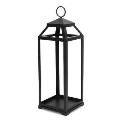 Novara Tapered Square Top Metal Lantern