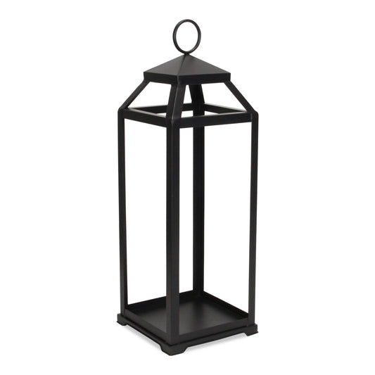 Novara Tapered Square Top Metal Lantern